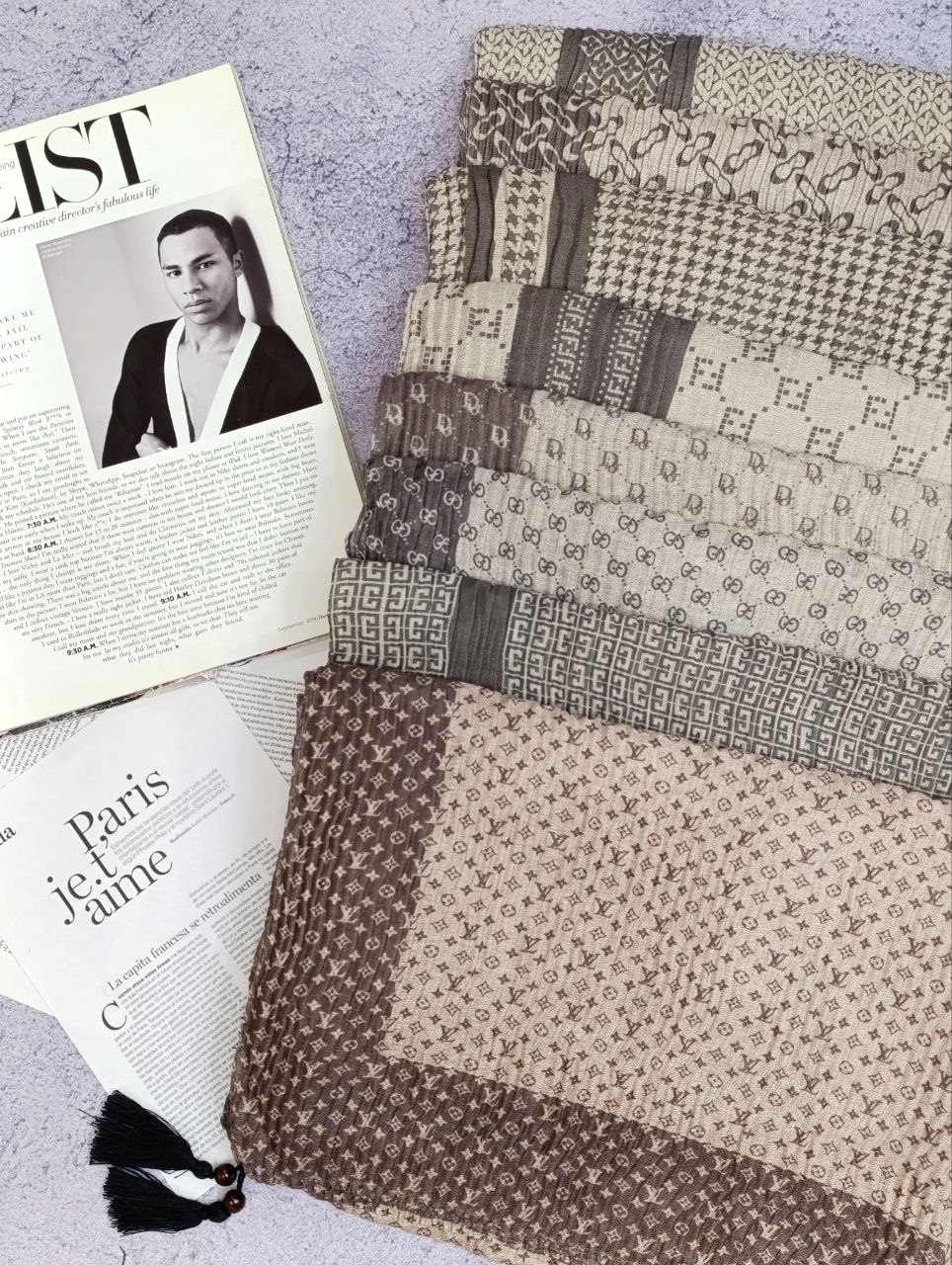 شال پلیسه طرحدار پاییزه بسته8طرحی کد ps2 (عمده)
