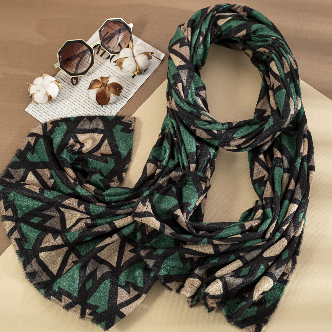 شال مخمل طرحدار بسته10طرحی کد sc35 (عمده)
