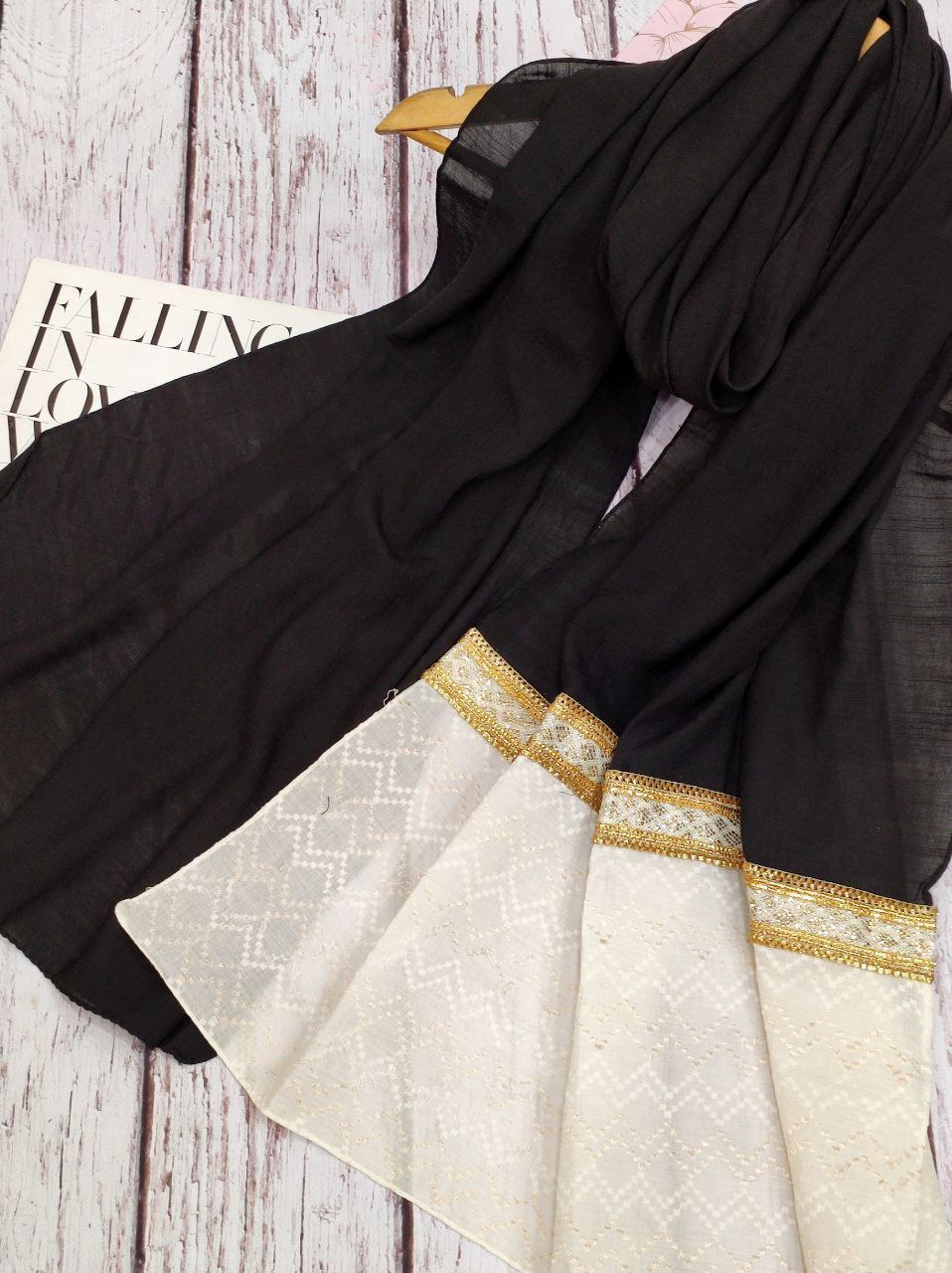 شال دستک هندی بسته5طرحی کد sm5 (عمده)
