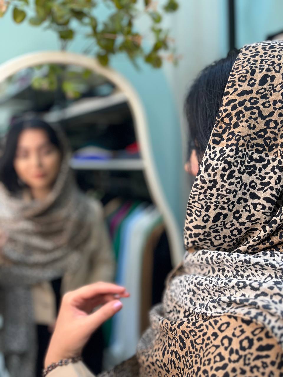 شال چاپ خیس پلنگی سری انتخابی کد sc44 (عمده)
