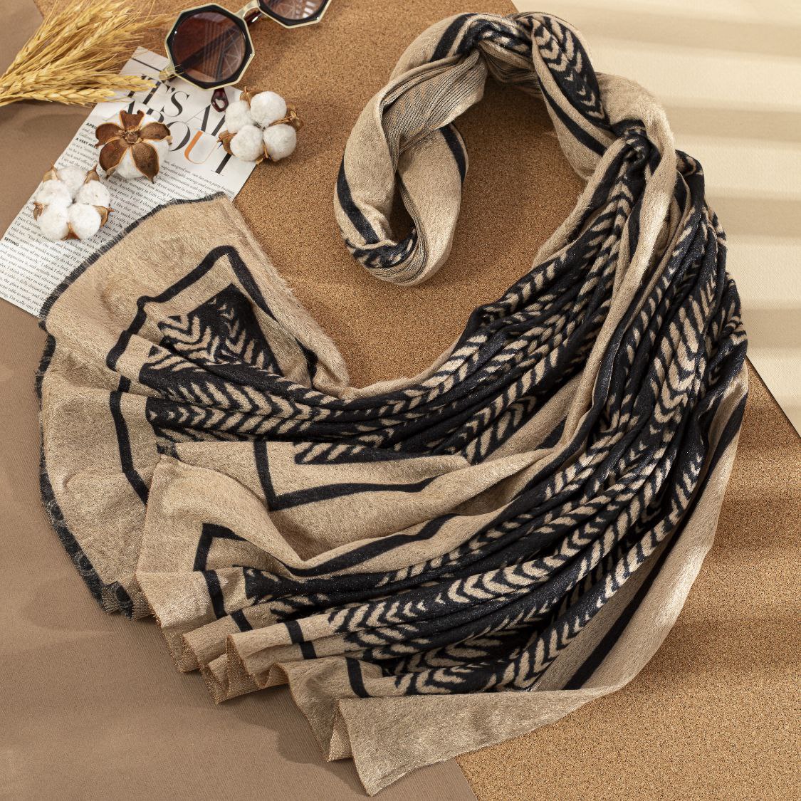 شال مخمل طرحبندی بسته6طرحی کد sc45 (عمده)
