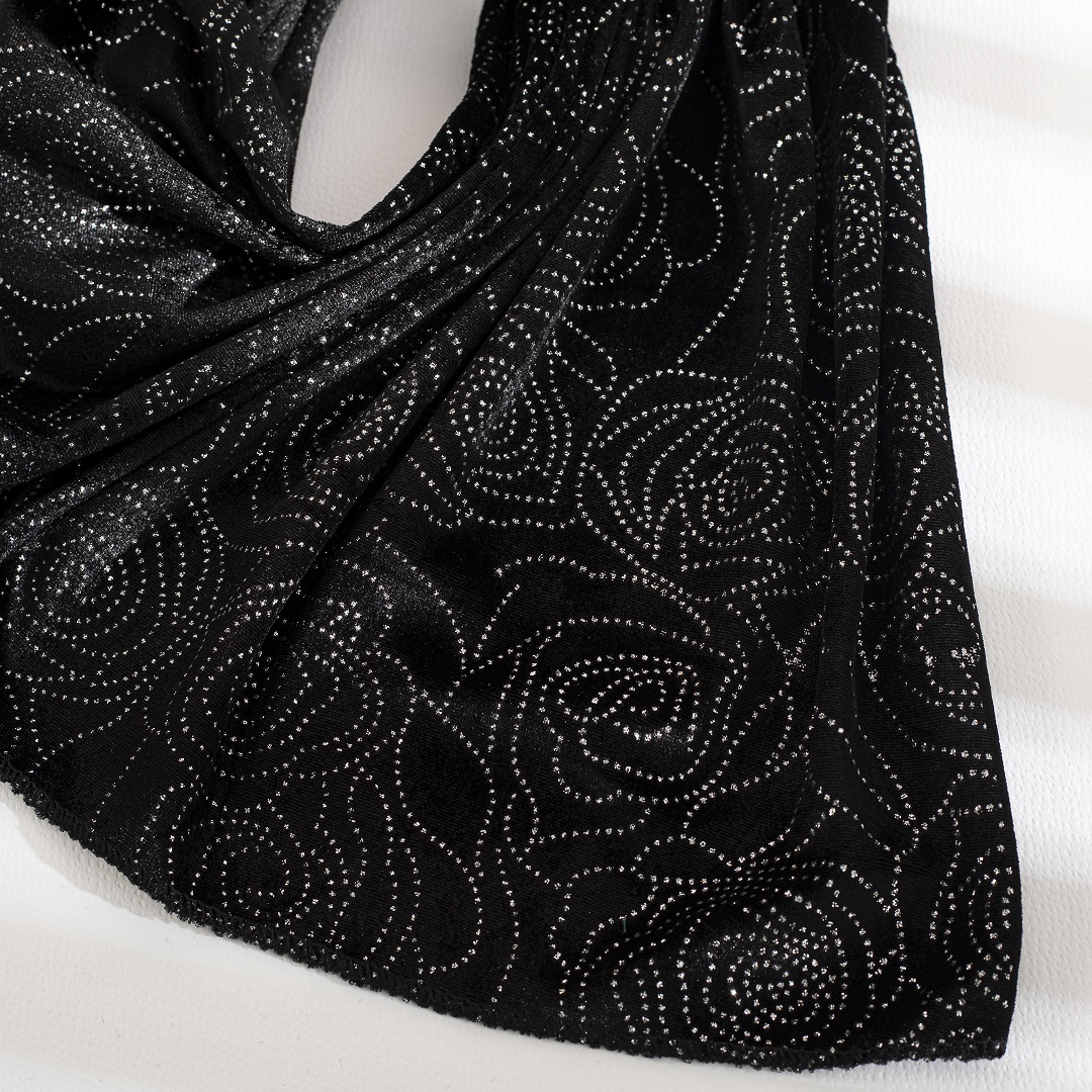 شال مخمل نگینی وارداتی بسته5طرحی کد sm22(عمده)
