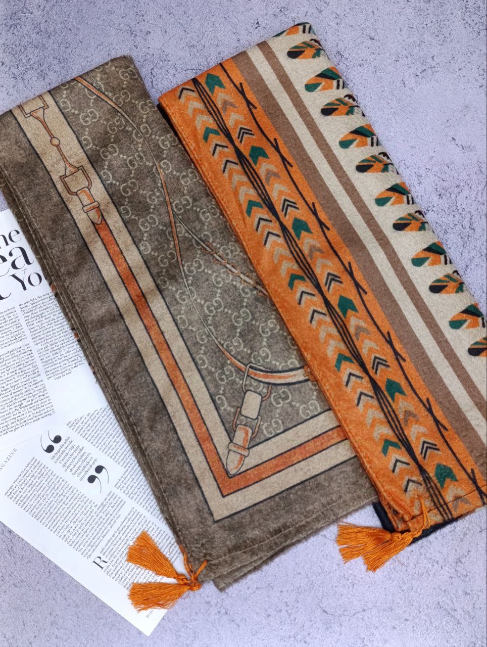 شال مخمل طرحبندی بسته8طرحی کد sc51 (عمده)
