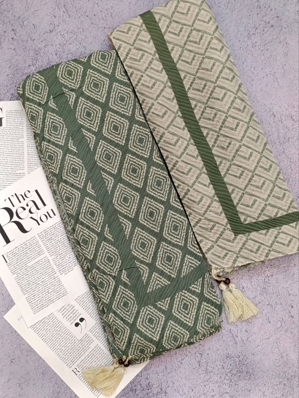 شال پلیسه طرحبندی بسته10طرحی کد ps7 (عمده)
