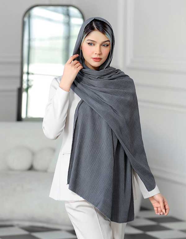 شال پلیسه دورلمه پاییزه بسته12رنگی کد ps11 (عمده)
