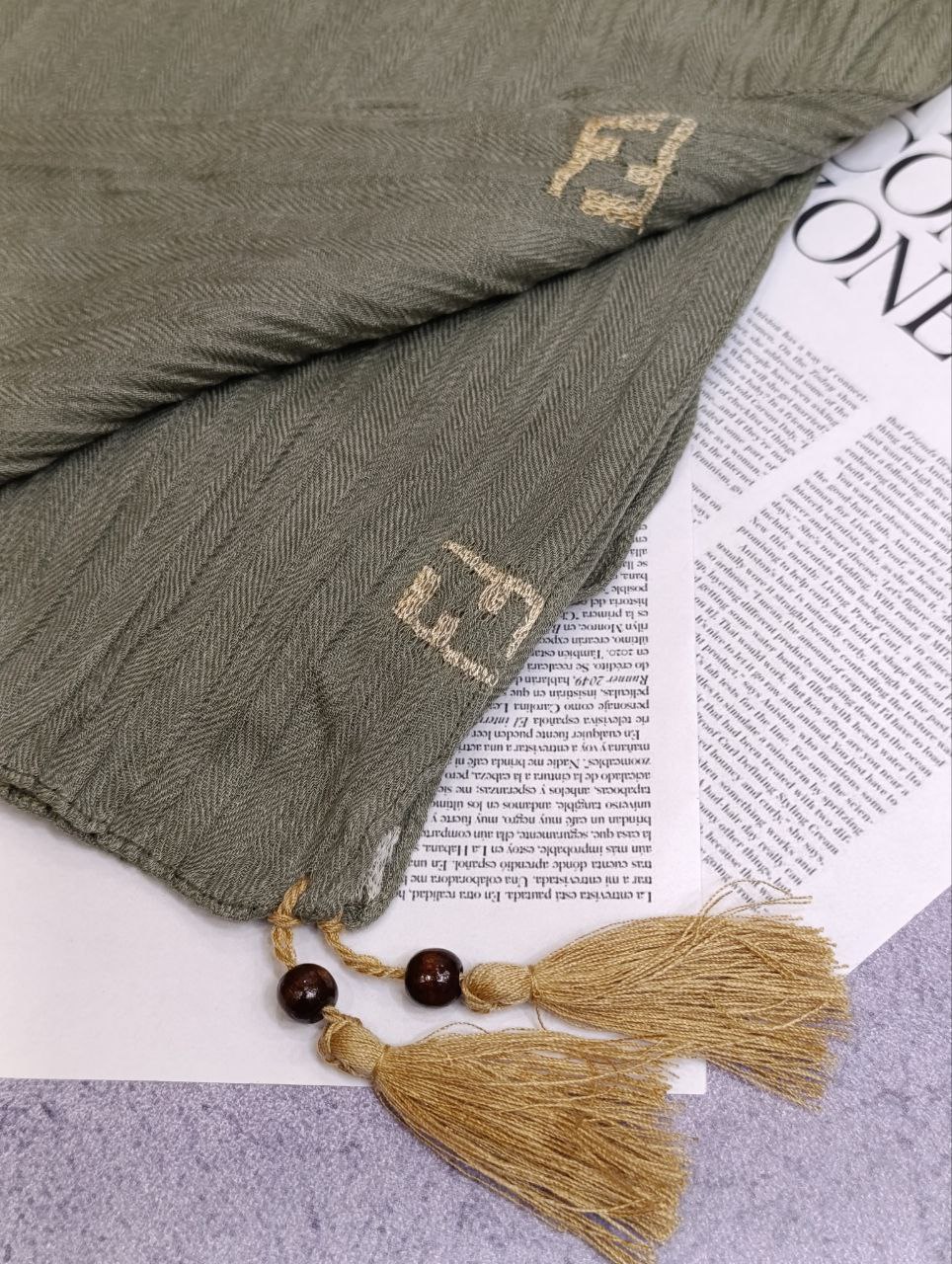 شال پلیسه پاییزه گلدوزی بسته12رنگی کد ps12 (عمده)
