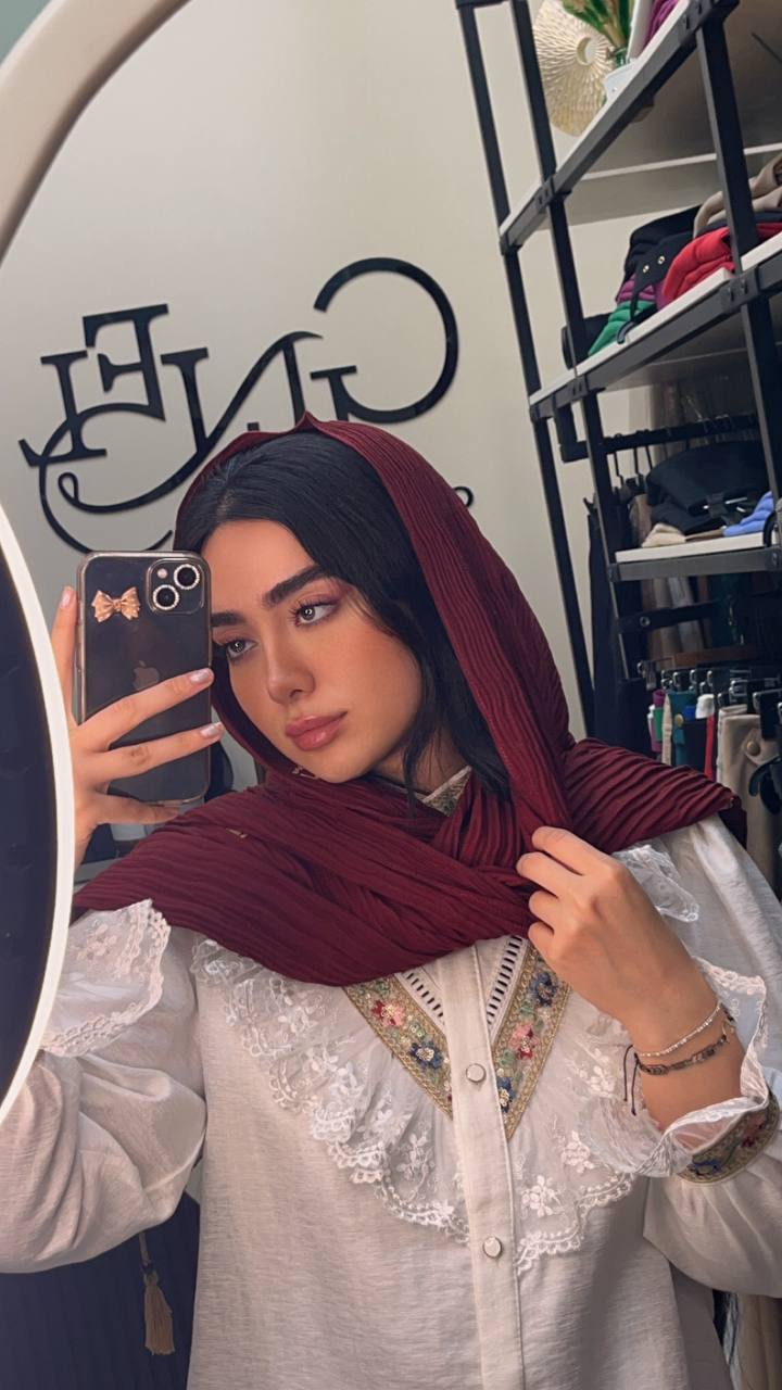 شال پلیسه پاییزه گلدوزی بسته12رنگی کد ps12 (عمده)
