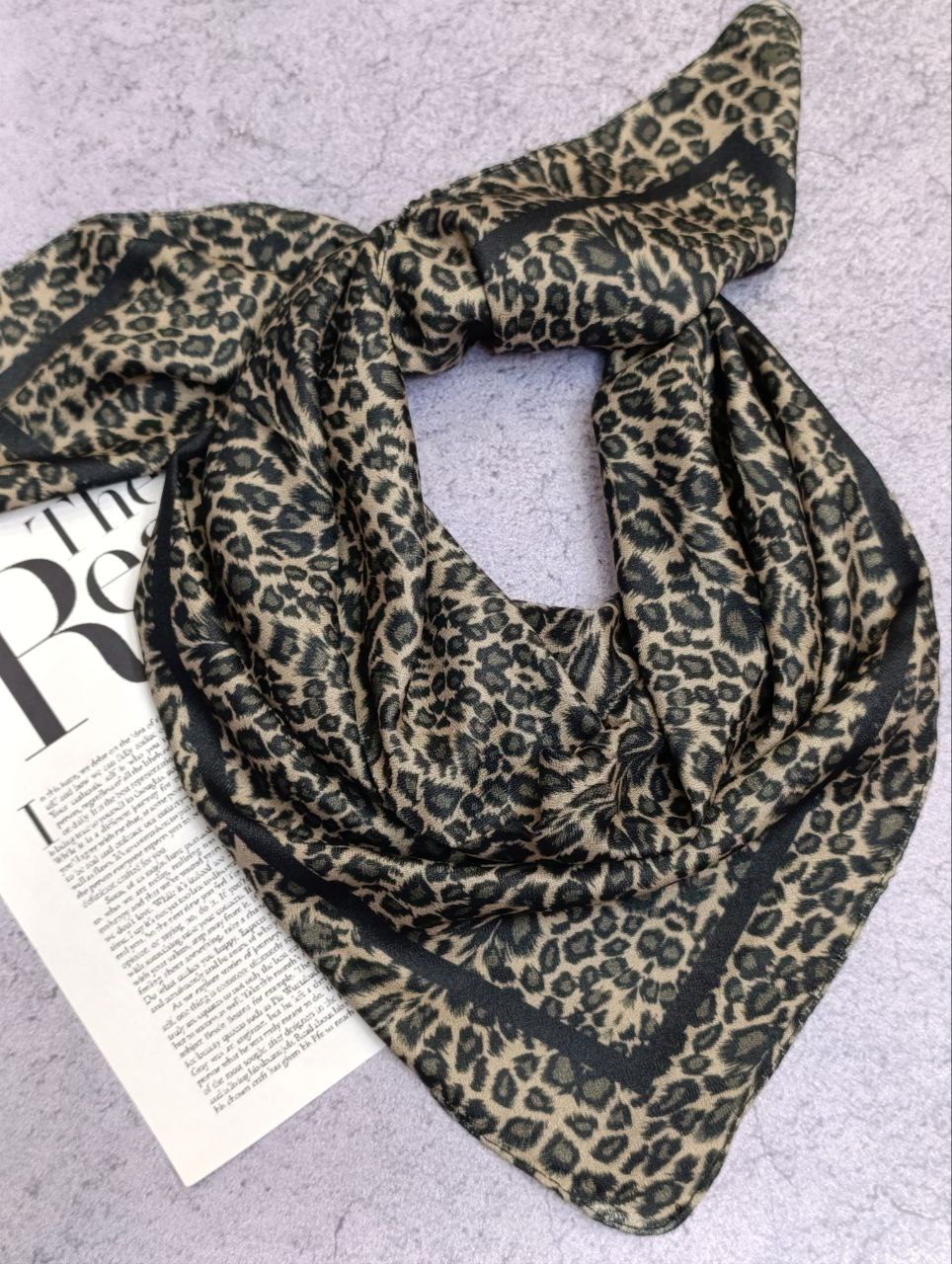 مینی اسکارف پلنگی پاییزه بسته10طرحی کد mp1 (عمده)
