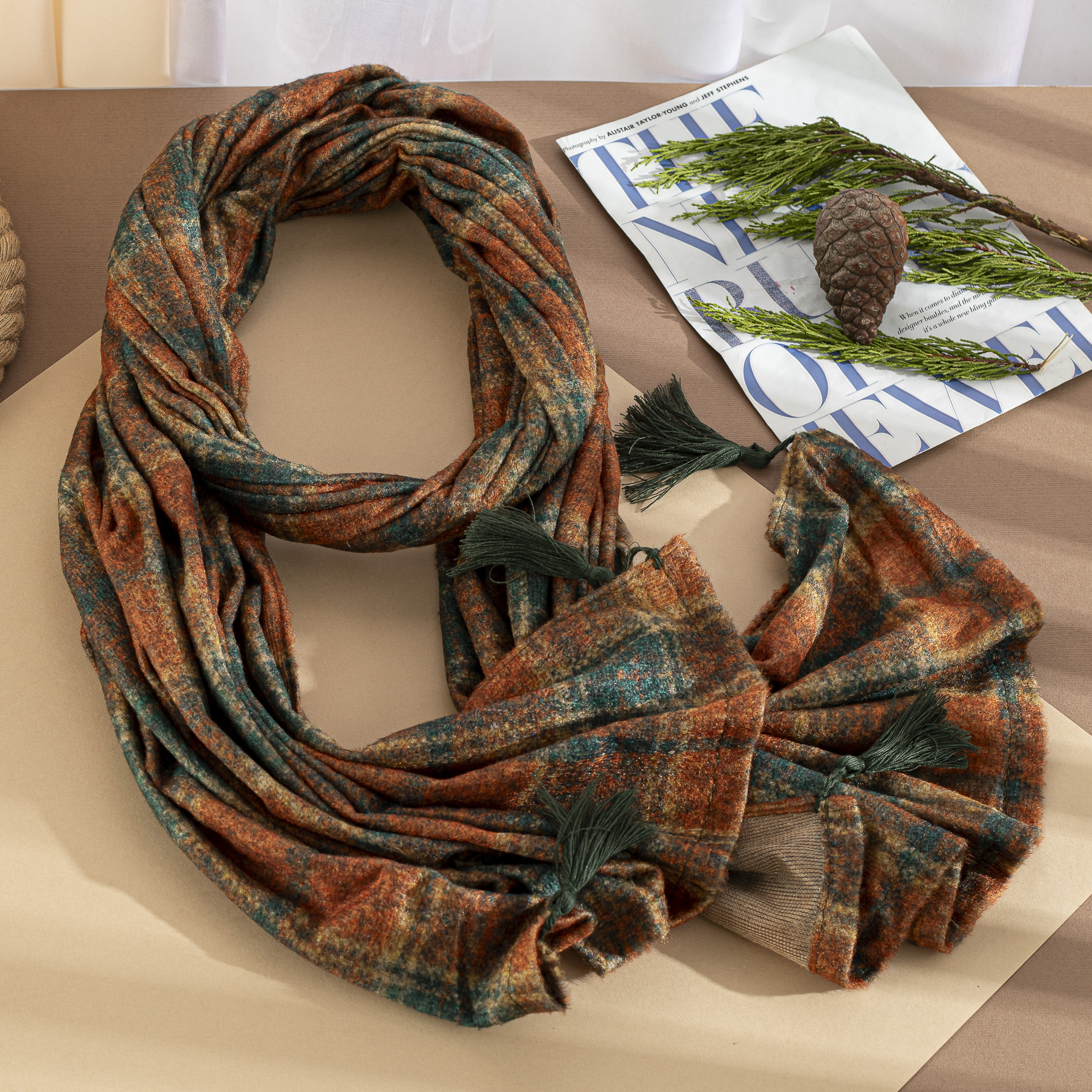 شال مخمل طرحبندی بسته10طرحی کد sc55 (عمده)
