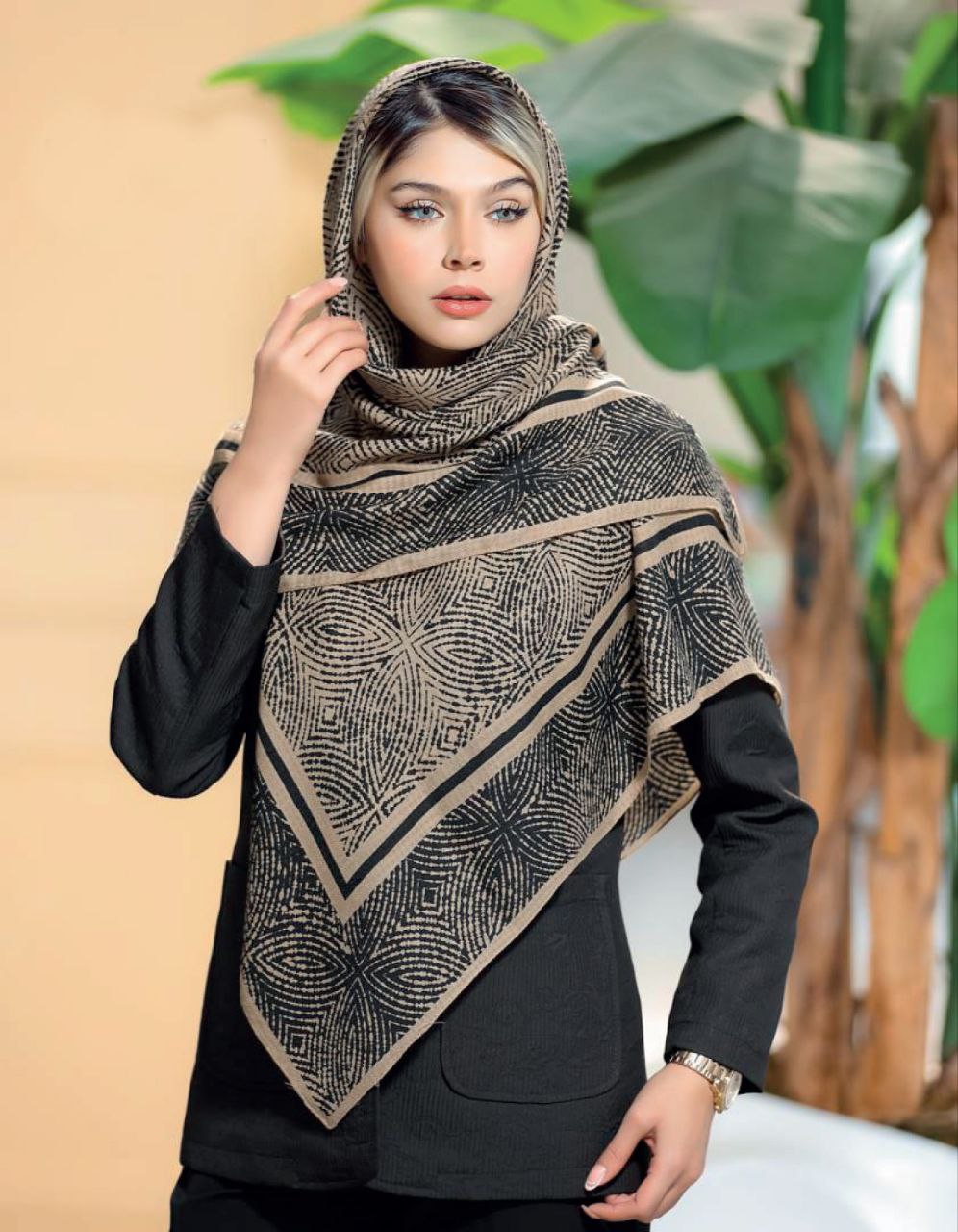 روسری چاپ خیس پاییزه بسته8رنگی کد rp5 (عمده)
