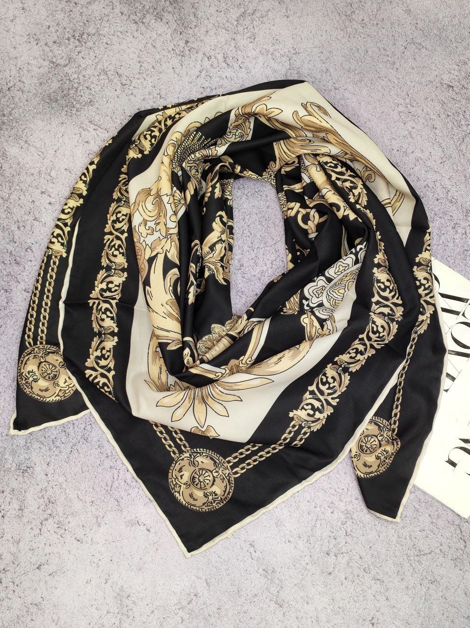 روسری حریر بسته6رنگی کد r7 (عمده)
