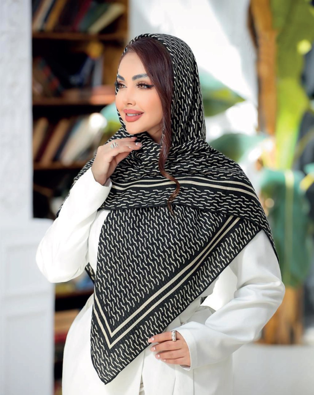 روسری چاپ خیس پاییزه بسته8رنگی کد rp6 (عمده)
