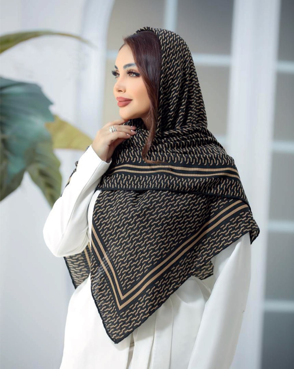 روسری چاپ خیس پاییزه بسته8رنگی کد rp6 (عمده)
