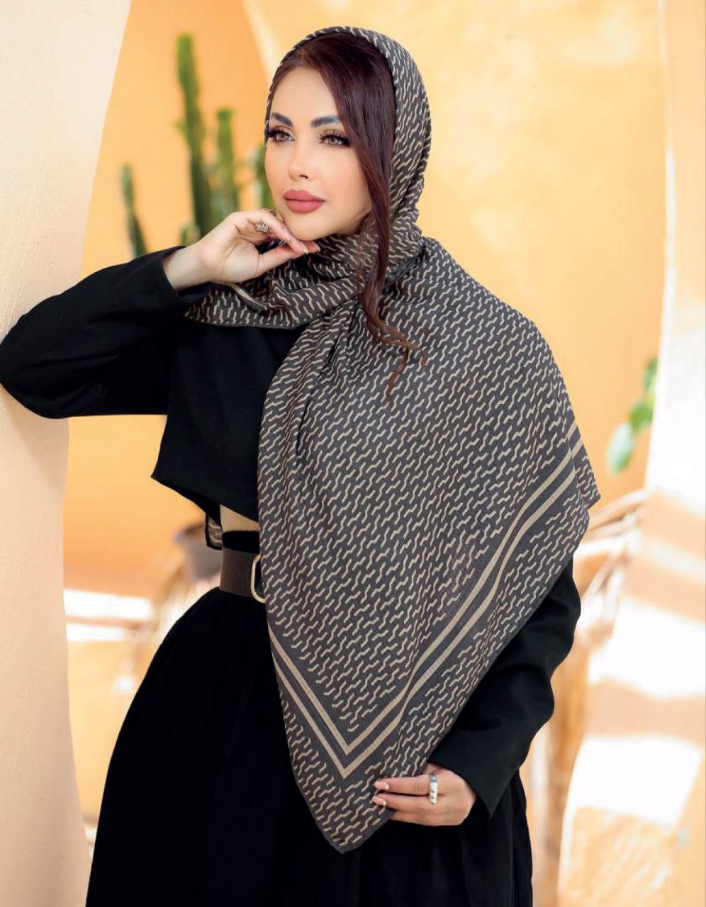 روسری چاپ خیس پاییزه بسته8رنگی کد rp6 (عمده)
