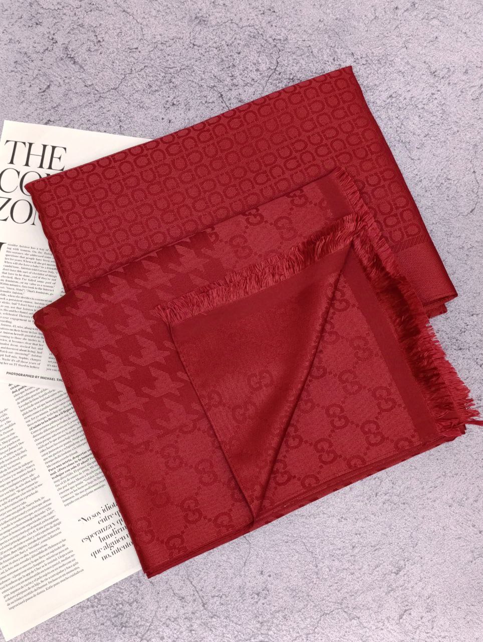 شال ژاکارد بسته14رنگی کد sm23 (عمده)
