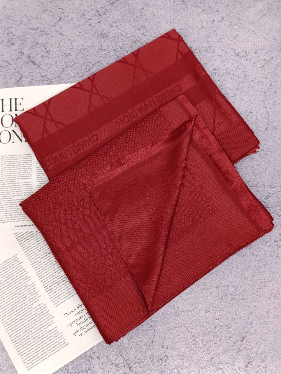 شال ژاکارد بسته14رنگی کد sm23 (عمده)
