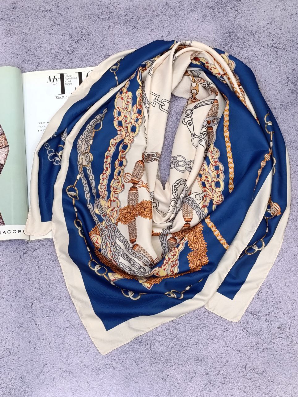 روسری ابریشم توییل بسته3رنگی کد rp8 (عمده)
