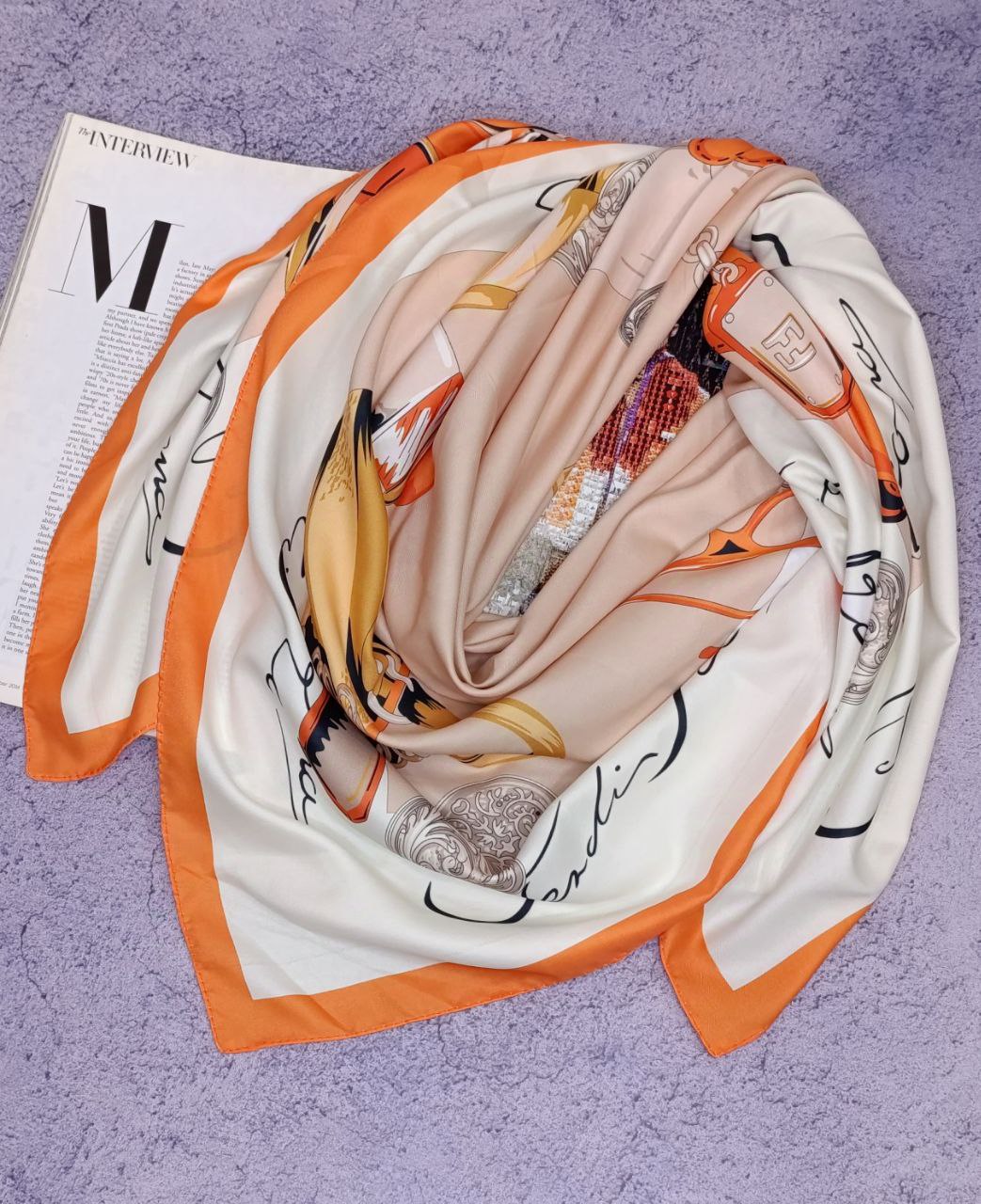 روسری ابریشم توییل بسته4رنگی کد rp9 (عمده)
