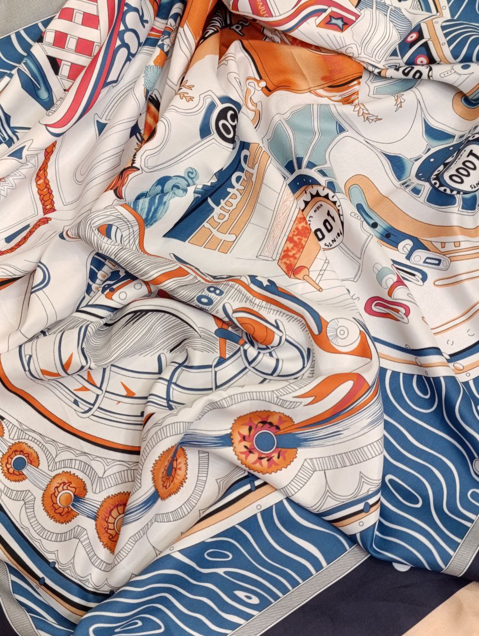 روسری ابریشم توییل بسته2رنگی کد rp10 (عمده)
