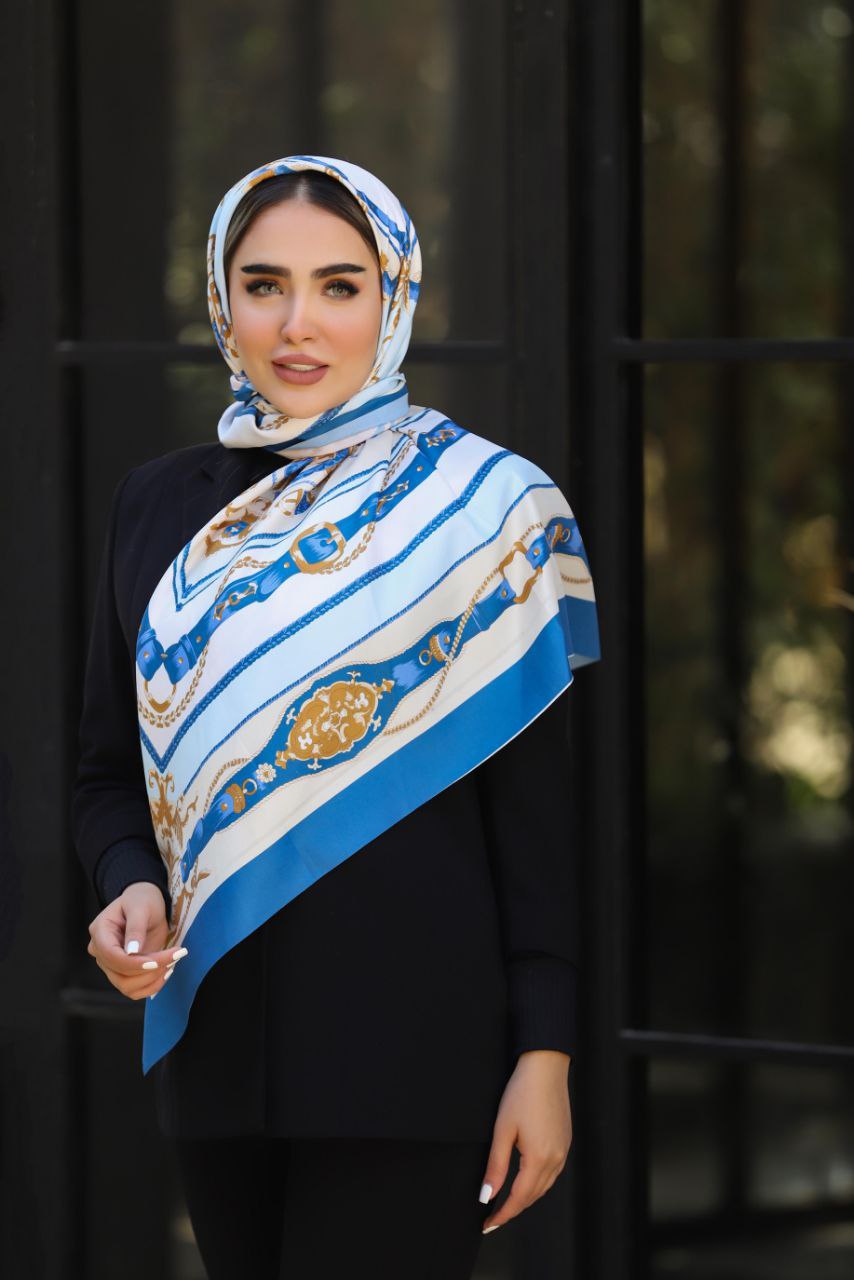 روسری ابریشم توییل بسته2رنگی کد rp11 (عمده)
