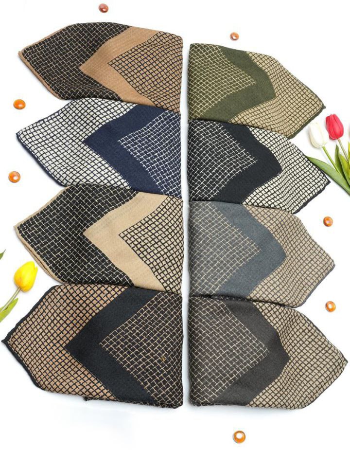 روسری چاپ خیس بسته8رنگی کد rp15 (عمده)
