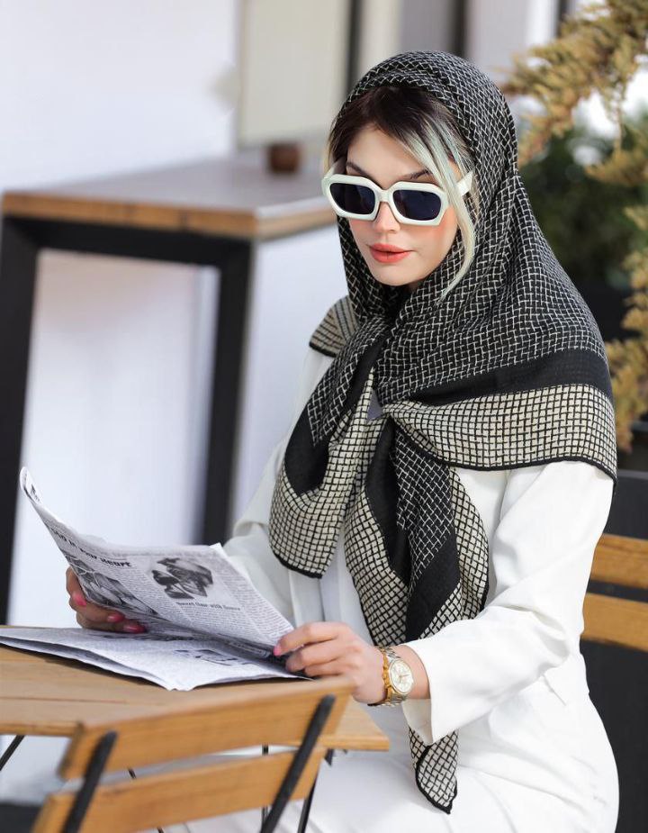 روسری چاپ خیس بسته8رنگی کد rp15 (عمده)
