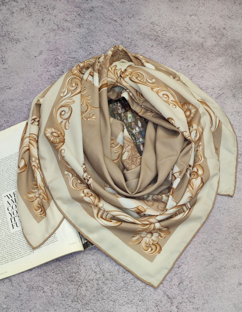 روسری حریر بسته5رنگی کد r9 (عمده)
