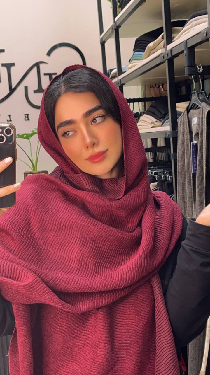 شال پلیسه مخمل ریشه کوبایی سری انتخابی کد ps25 (عمده)
