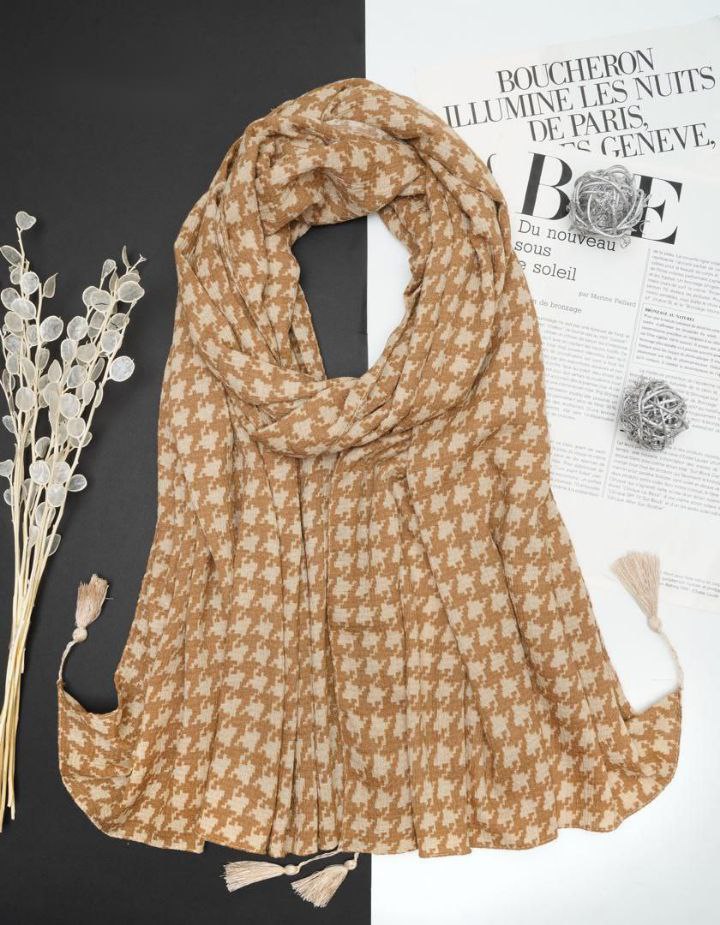 شال کریشه طرحدار بسته6رنگی کد sc59 (عمده)
