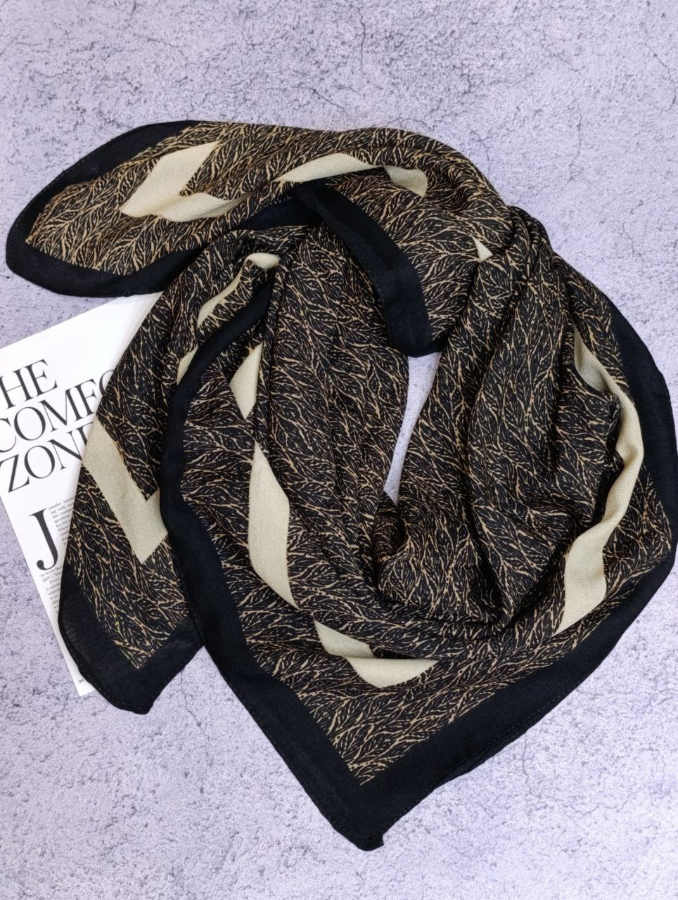 روسری حریر چاپ خیس بسته10طرحی کد rp21 (عمده)
