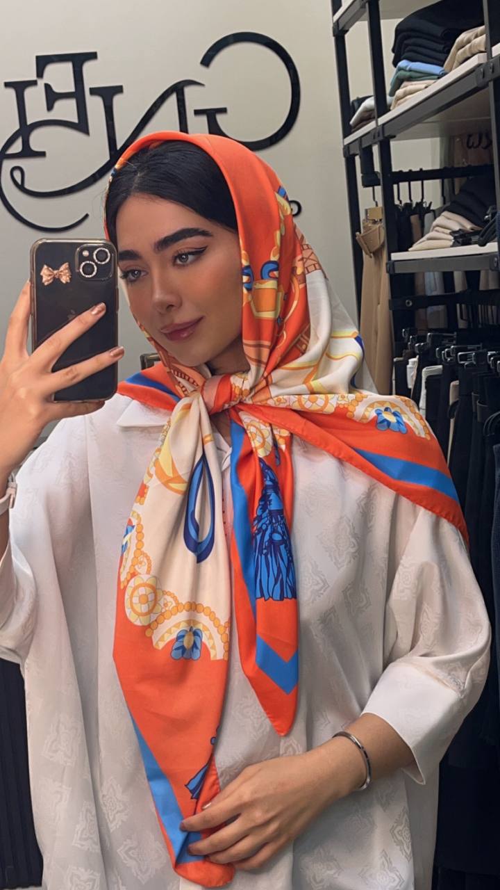 روسری ابریشم توییل بسته3رنگی کد rp23 (عمده)
