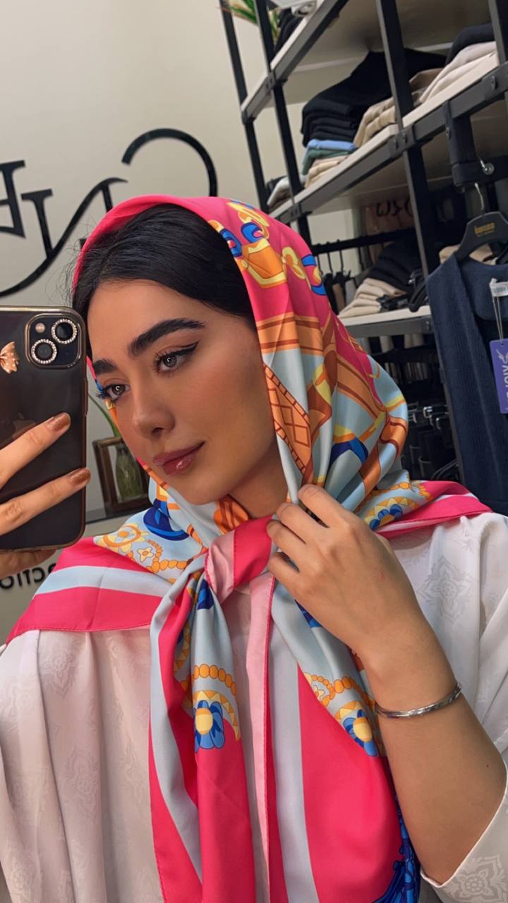 روسری ابریشم توییل بسته3رنگی کد rp23 (عمده)
