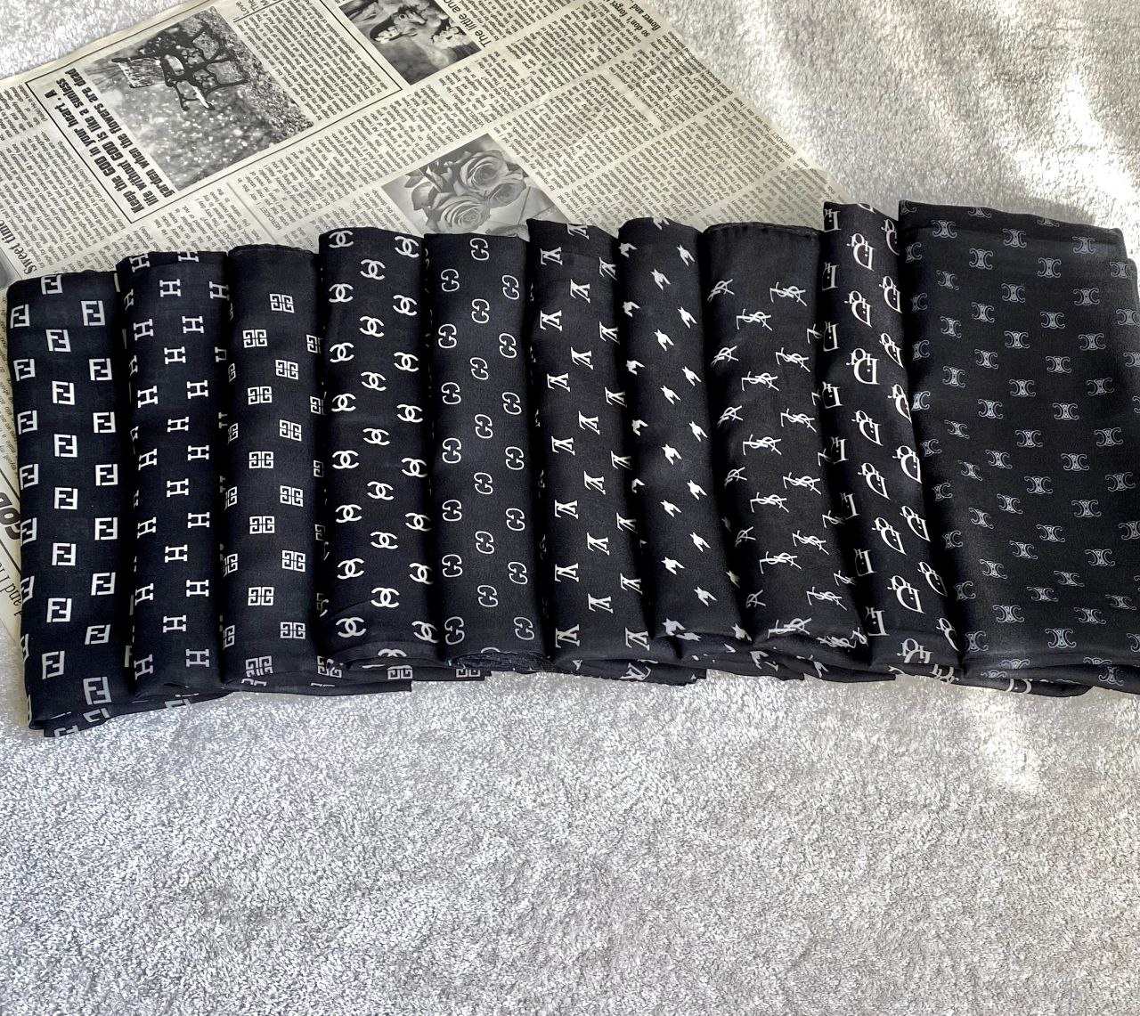 روسری حریر بسته10طرحی کد r13 (عمده)
