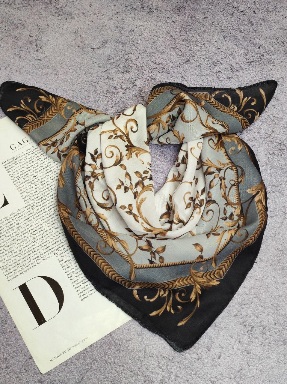 مینی اسکارف طرحبندی بسته8طرحی کد mt1 (عمده)
