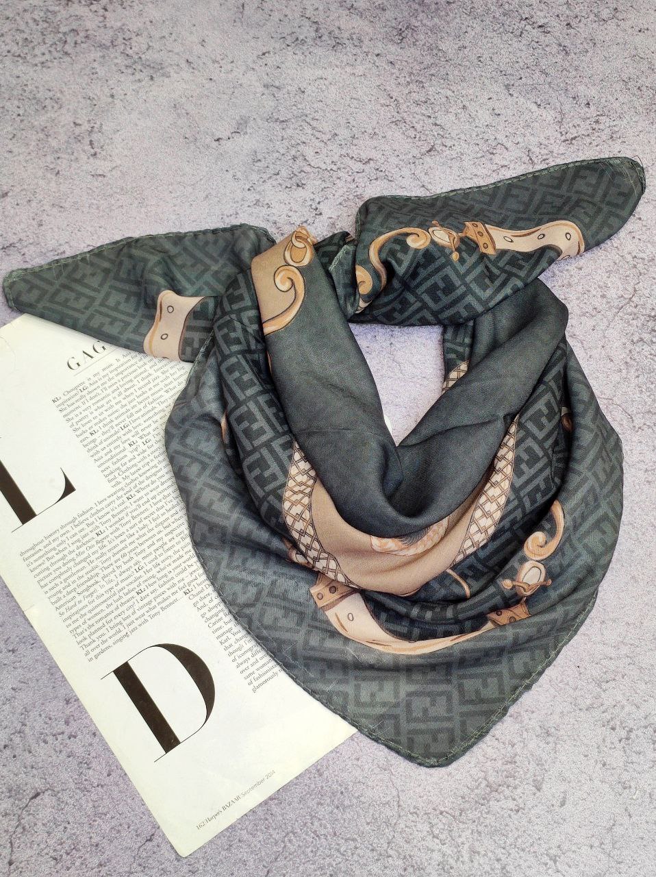 مینی اسکارف طرحبندی بسته8طرحی کد mt1 (عمده)
