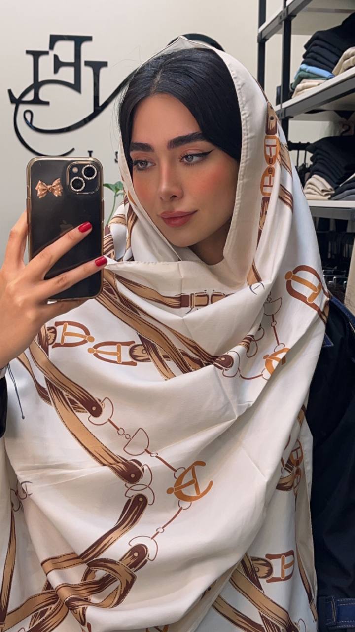 شال ابریشم توییل بسته2رنگی کد sc63 (عمده)
