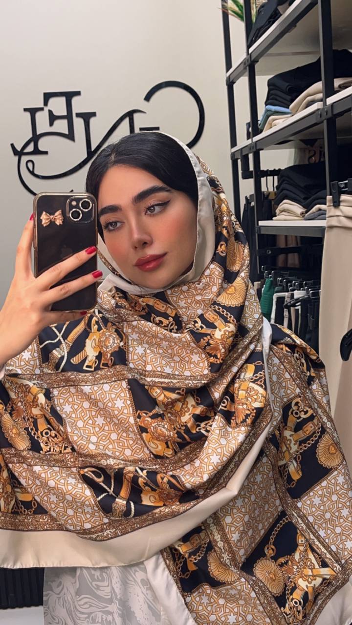 شال ابریشم توییل بسته3رنگی کد sc66 (عمده)
