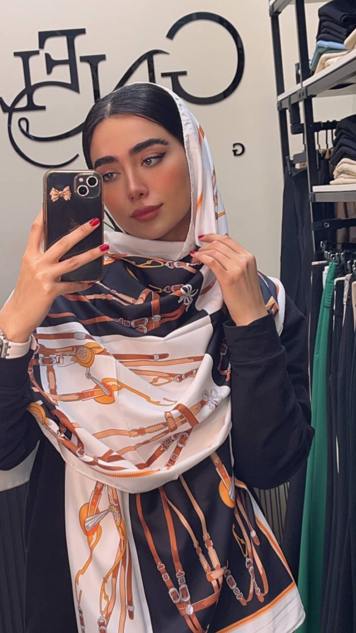 شال ابریشم توییل سری انتخابی کد sc75 (عمده)
