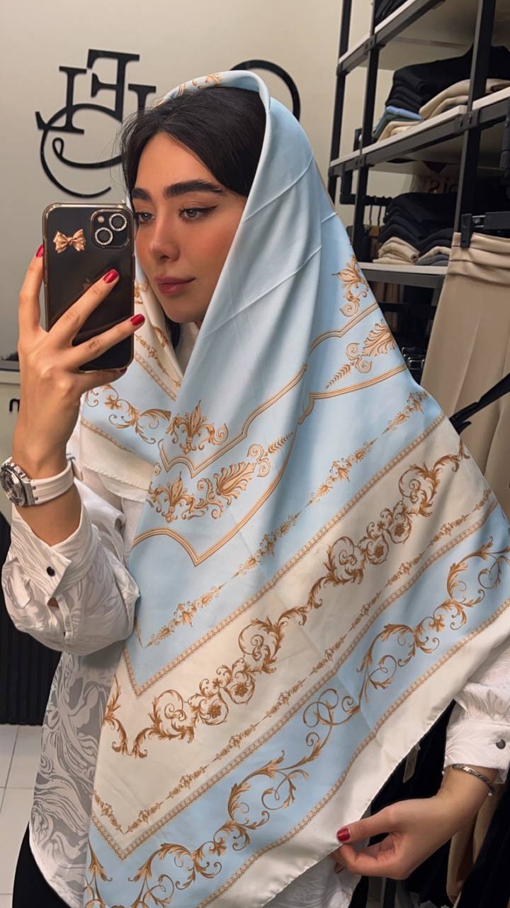 روسری ابریشم توییل سری انتخابی کد rp50 (عمده)
