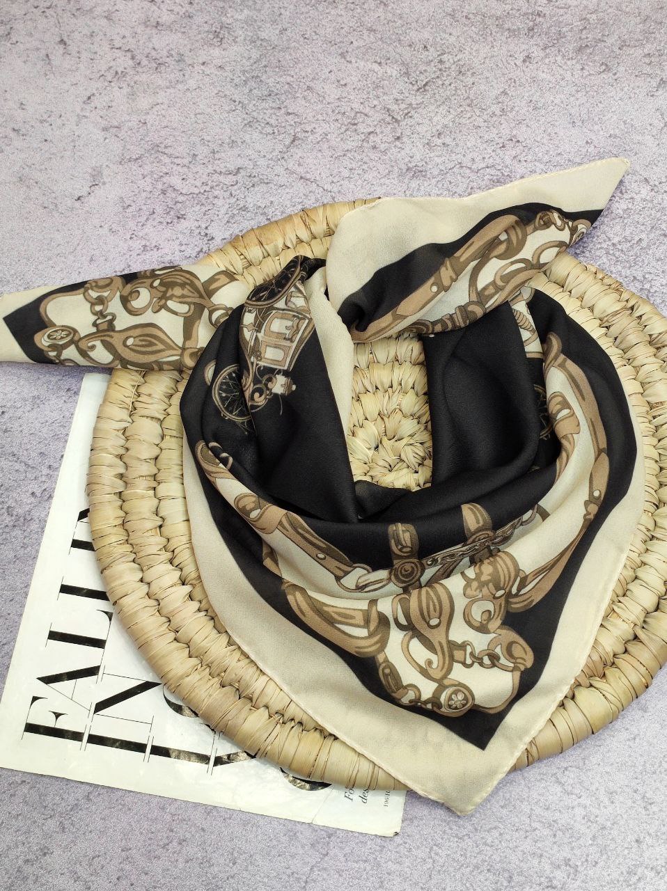 مینی اسکارف طرحبندی بسته10طرحی کد mt3 (عمده)
