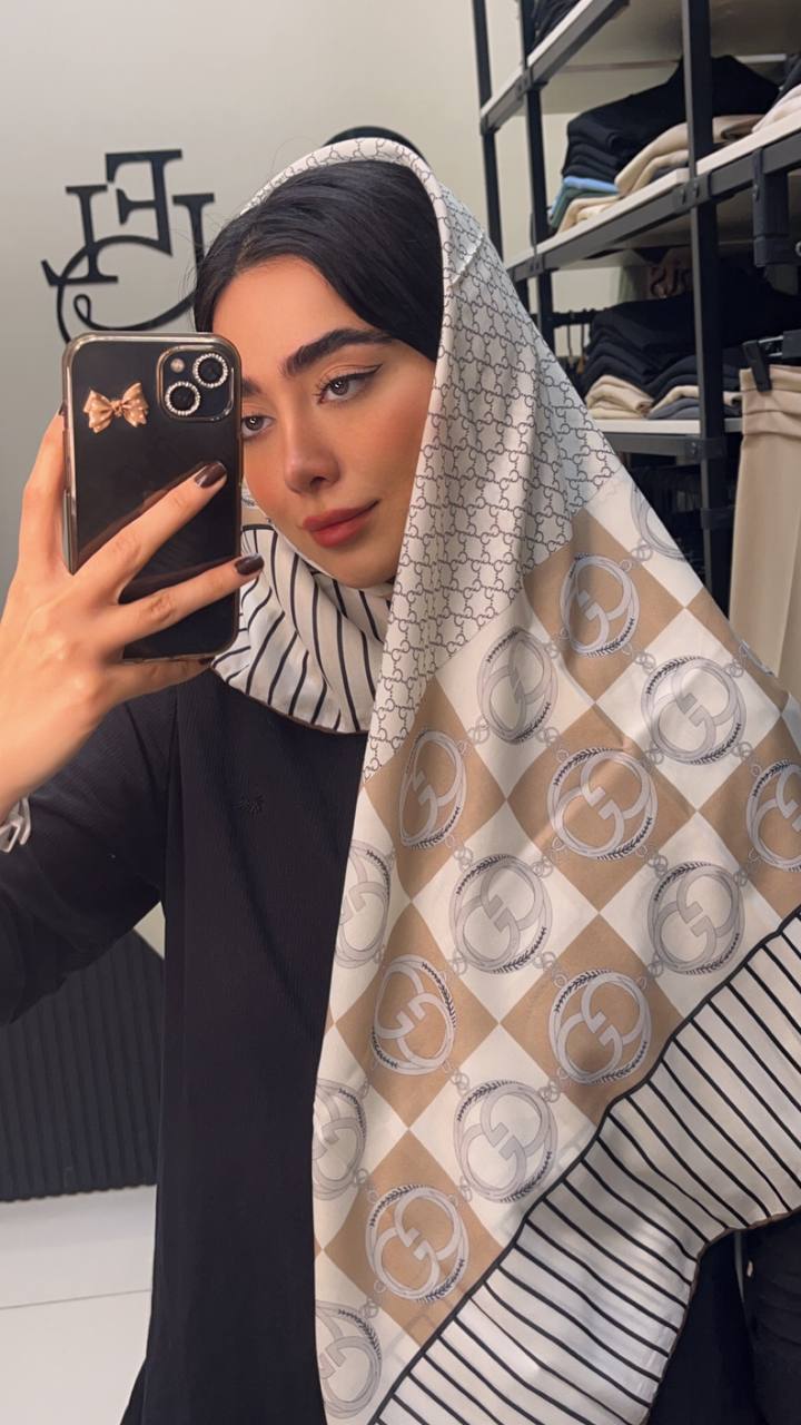 روسری حریر دستدوز بسته8طرحی کد r50 (عمده)
