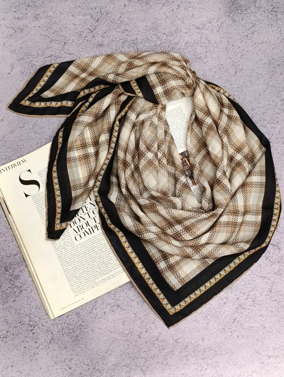 روسری حریر دستدوز بسته8طرحی کد r50 (عمده)
