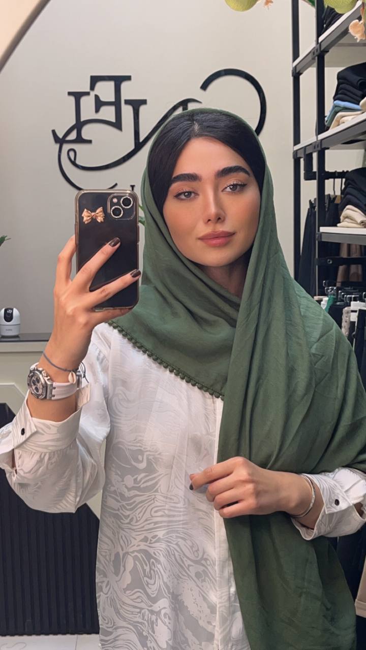 روسری اسلپ دورعدسی بسته14رنگی کد rs8 (عمده)