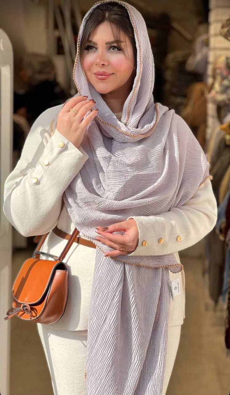 شال پلیسه پاییزه دورعدسی بسته13رنگی کد ps32 (عمده)
