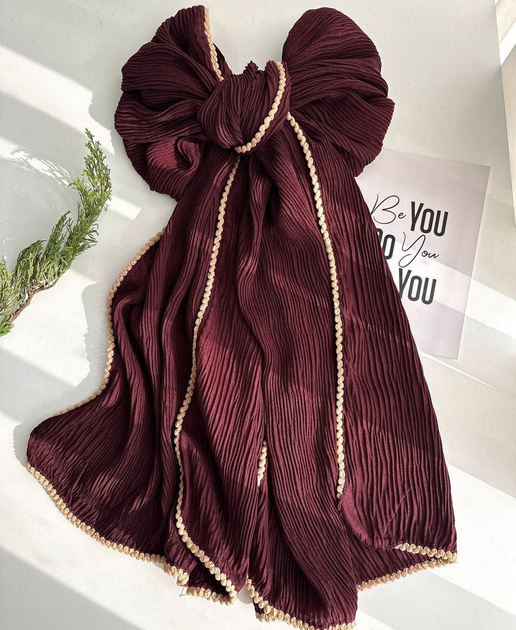 شال پلیسه پاییزه دورعدسی بسته13رنگی کد ps32 (عمده)
