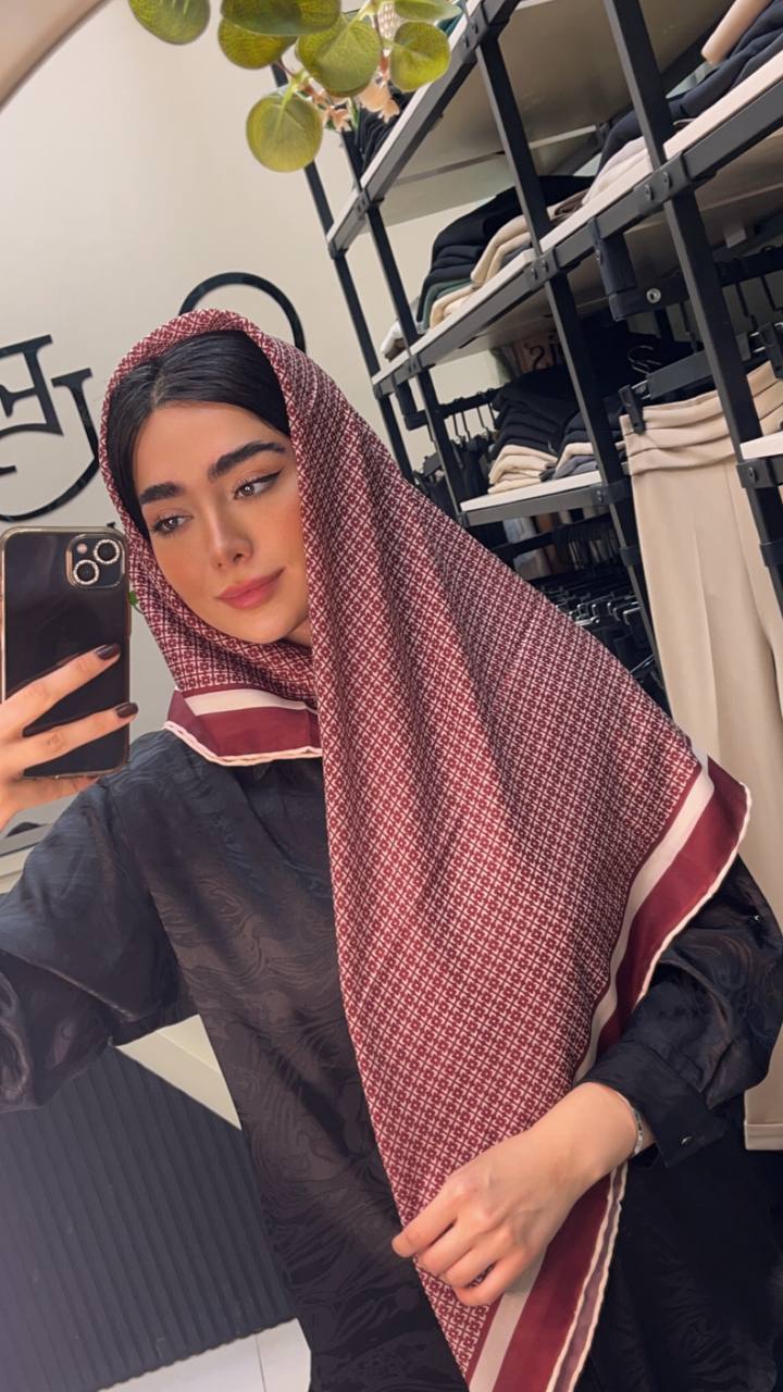 روسری حریر دستدوز بسته6رنگی کد r51 (عمده)
