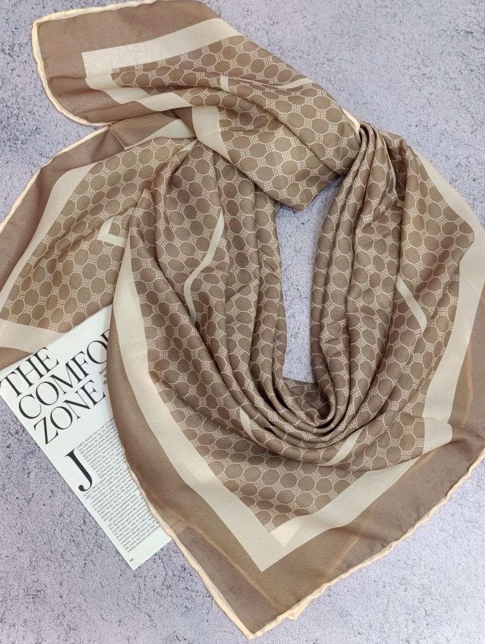 روسری حریر دستدوز بسته6رنگی کد r52 (عمده)
