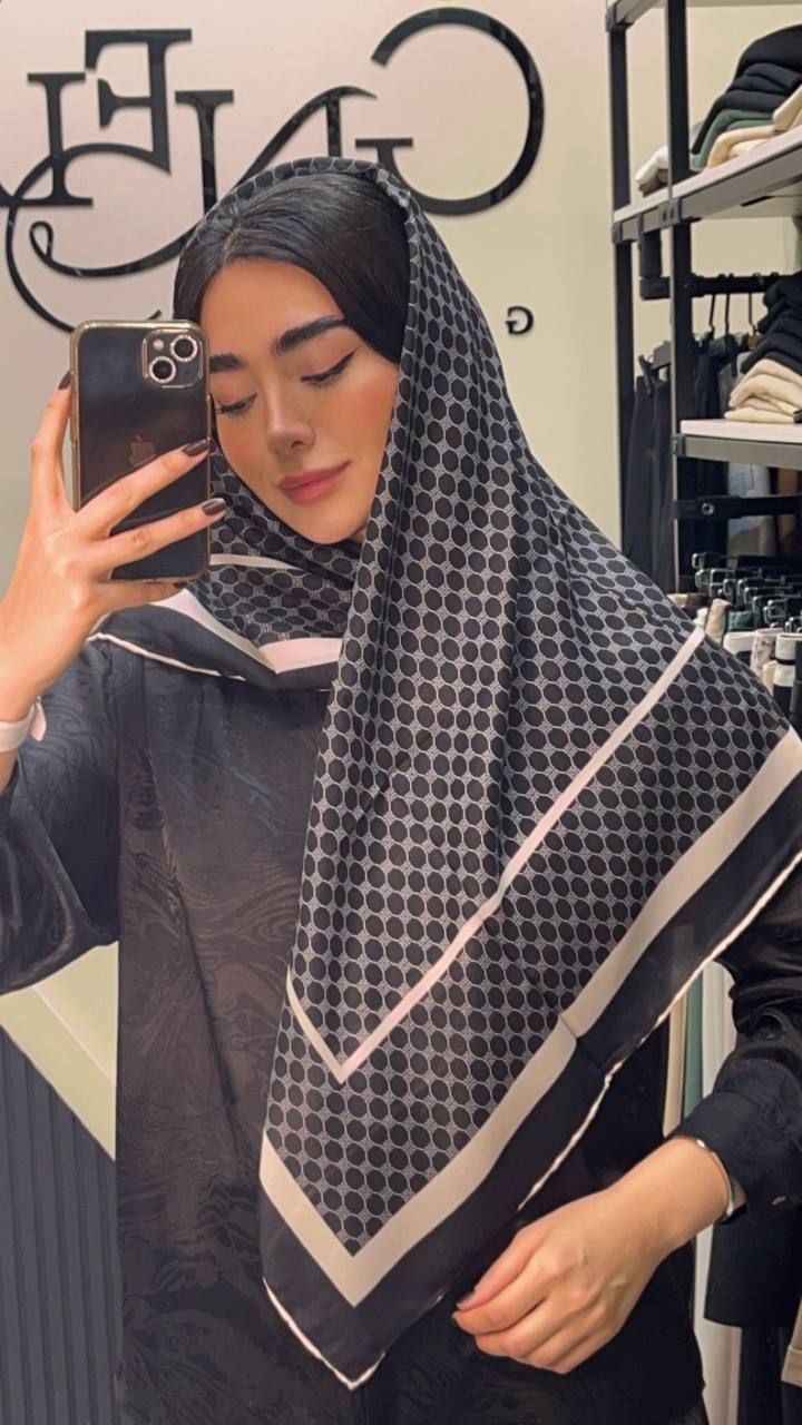 روسری حریر دستدوز بسته6رنگی کد r52 (عمده)
