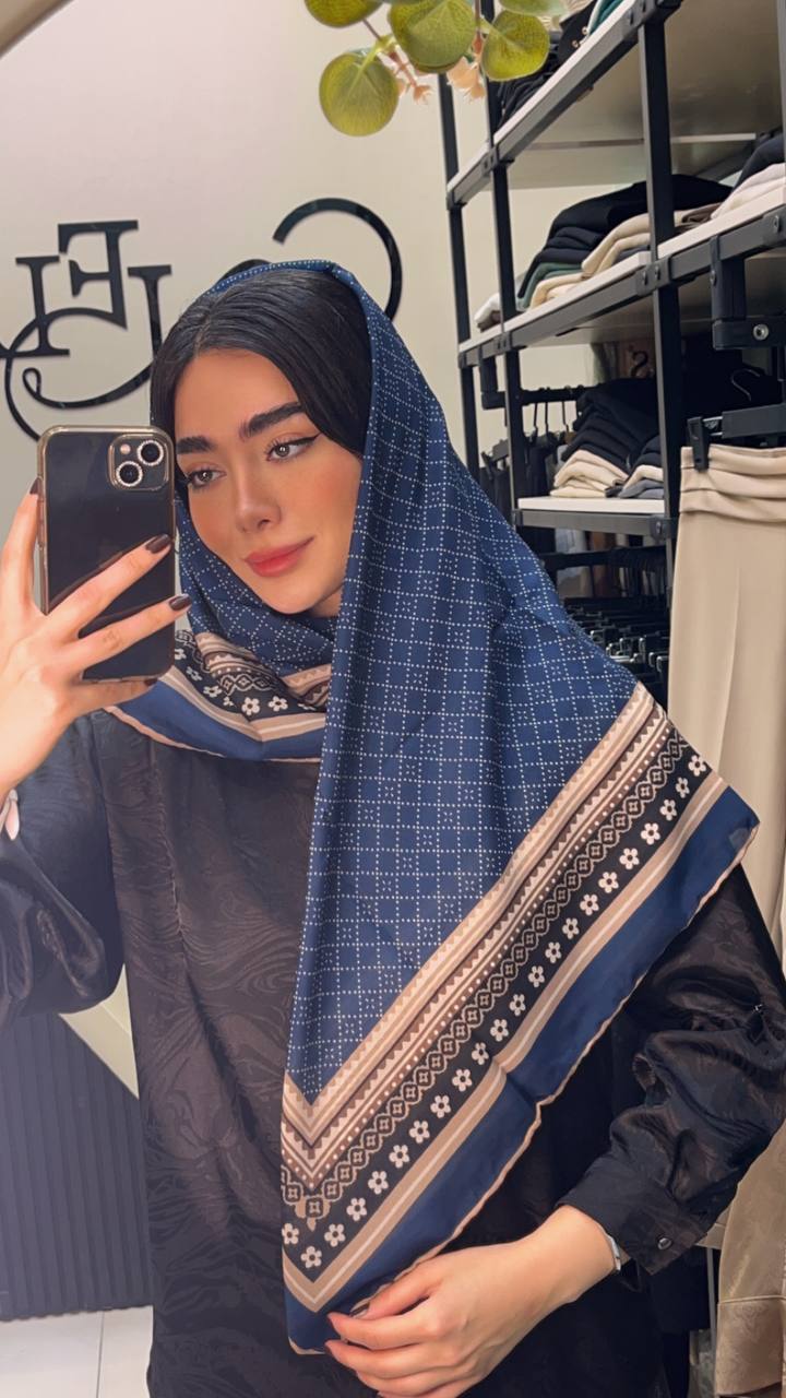 روسری حریر دستدوز بسته6رنگی کد r53 (عمده)
