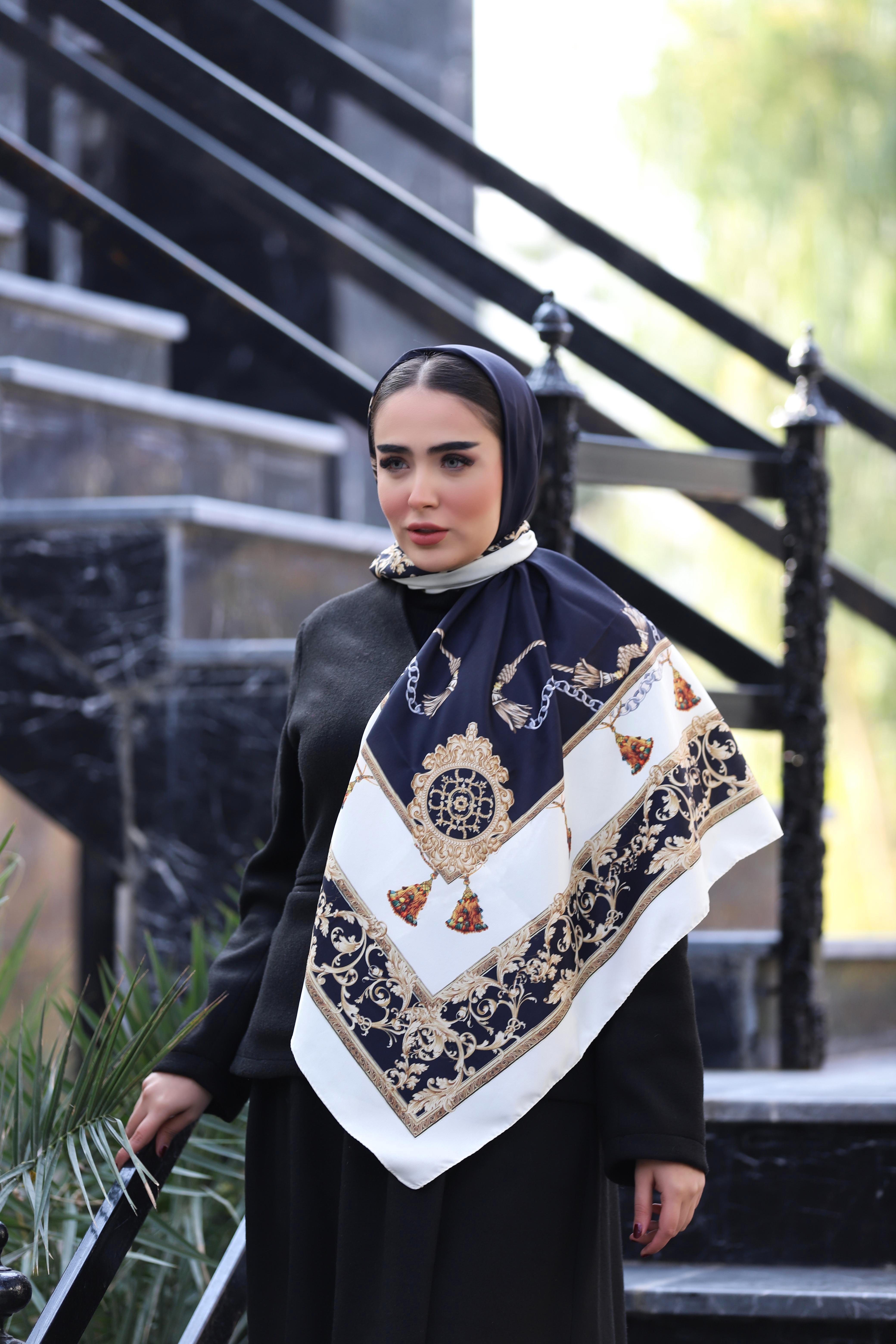 روسری ابریشم توییل بسته6رنگی کد rp56 (عمده)
